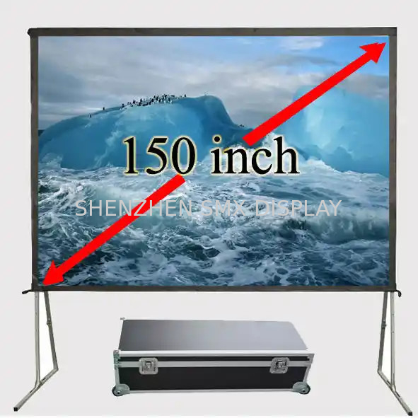 Fast Fold Projector Screen With 100" To 500" Size 300 Inch For Large Venue Projecto